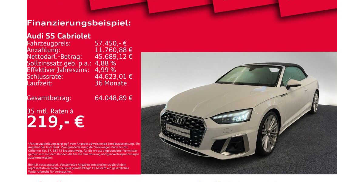 Audi S5 16.018 km 56.350 &euro; Hannover 30179