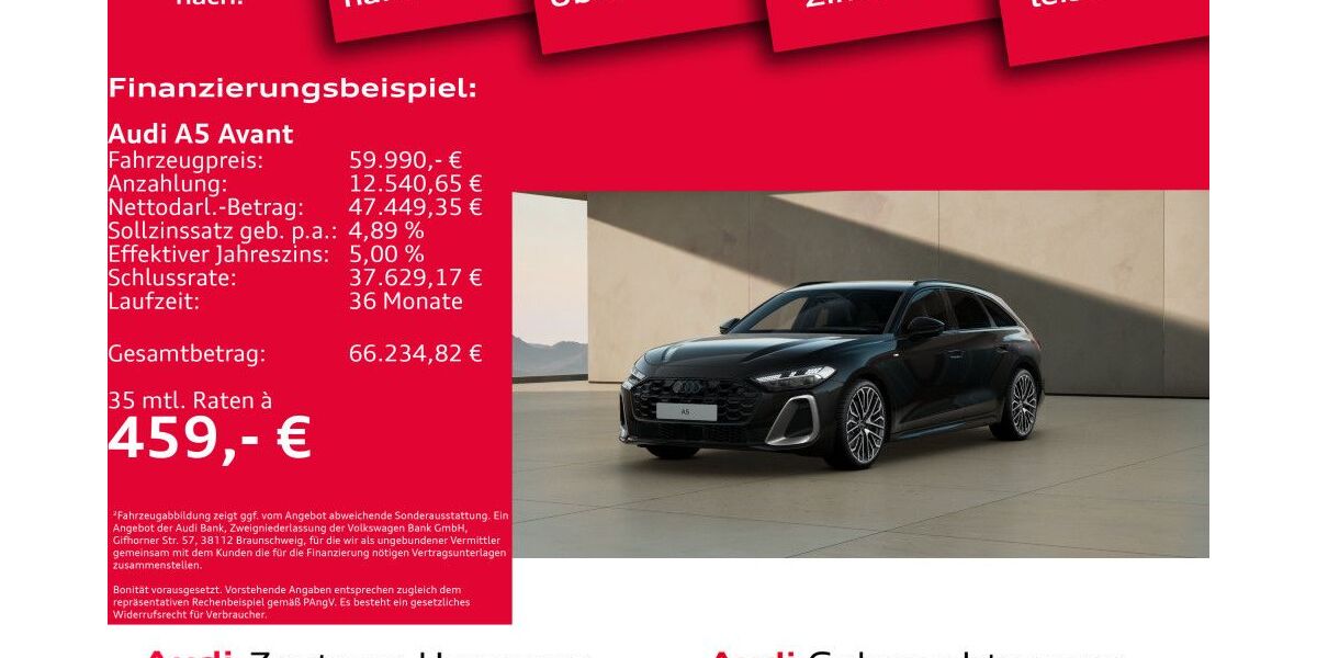 Audi A5 9.999 km 53.490 &euro; Hannover 30179