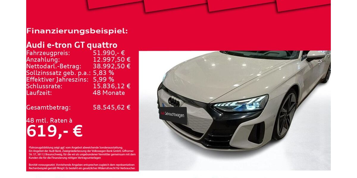 Audi e-tron GT 71.658 km 51.650 &euro; Hannover 30179