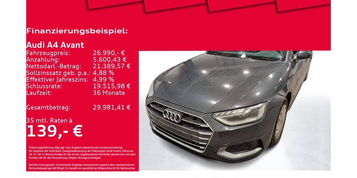 Audi A4 62.561 km 26.990 &euro; Hannover 30179