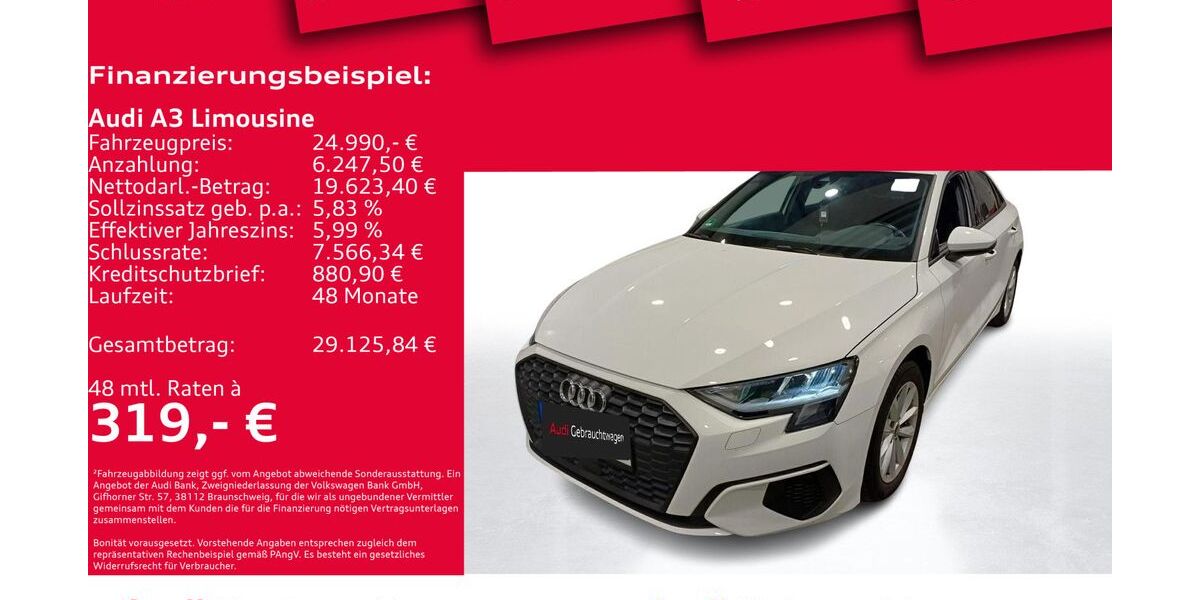 Audi A3 66.438 km 24.990 &euro; Hannover 30179