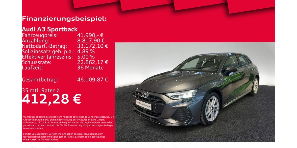 Audi A3 9.999 km 38.490 &euro; Hannover 30179