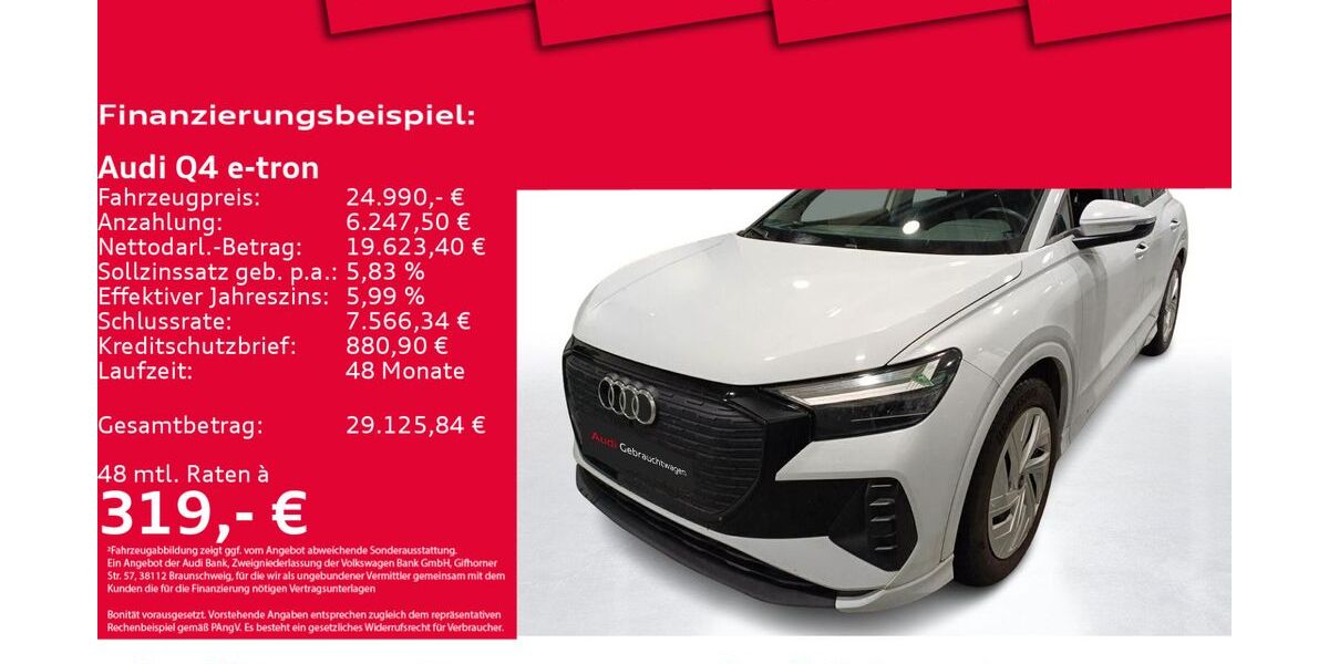 Audi Q4 e-tron 18.682 km 24.650 &euro; Hannover 30179
