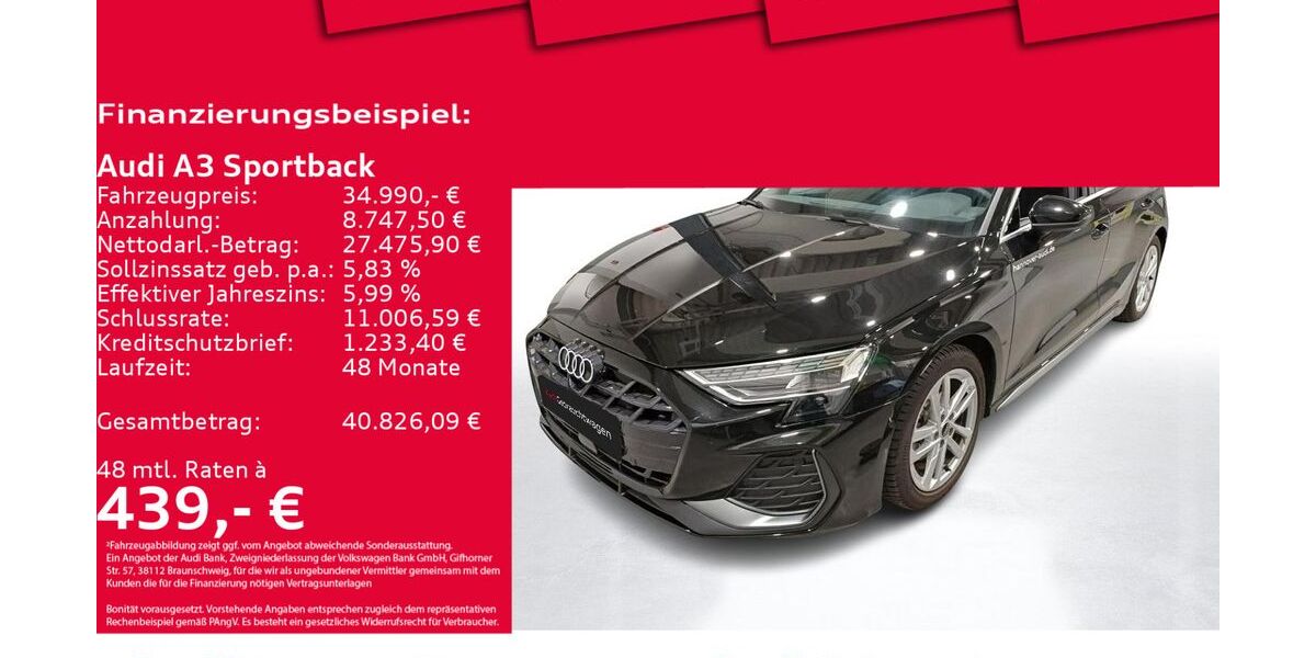 Audi A3 14.556 km 34.990 &euro; Hannover 30179