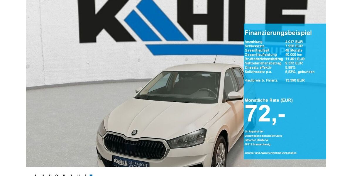 Skoda Fabia 36.921 km 13.390 &euro; Neustadt am Rübenberge 31535