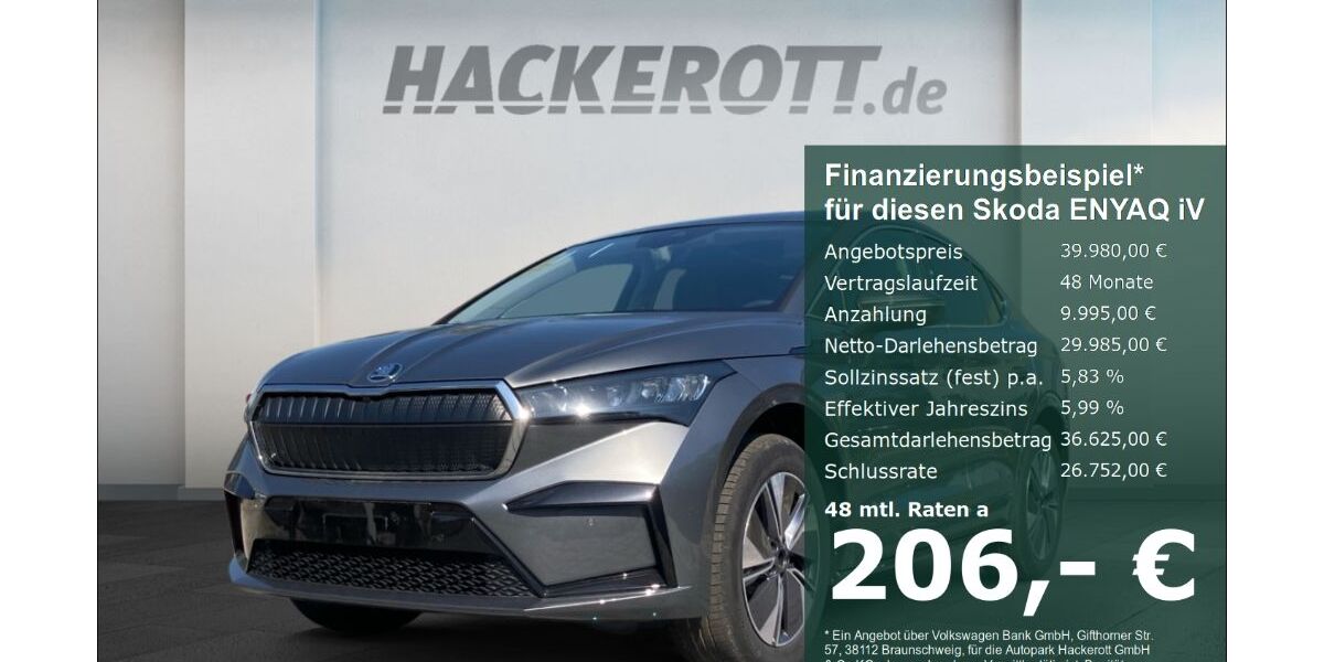 Skoda Enyaq 10.400 km 38.980 &euro; Langenhagen 30853