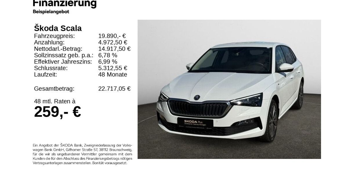 Skoda Scala 53.229 km 19.590 &euro; Hildesheim 31137