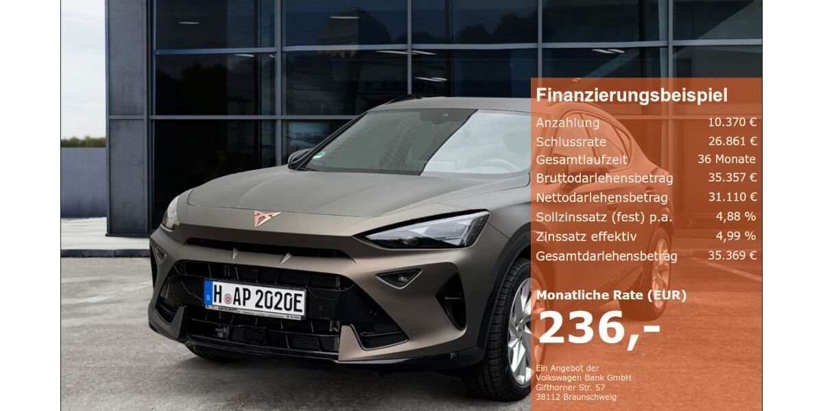 Cupra Formentor 9.500 km 41.480 &euro; Laatzen 30880