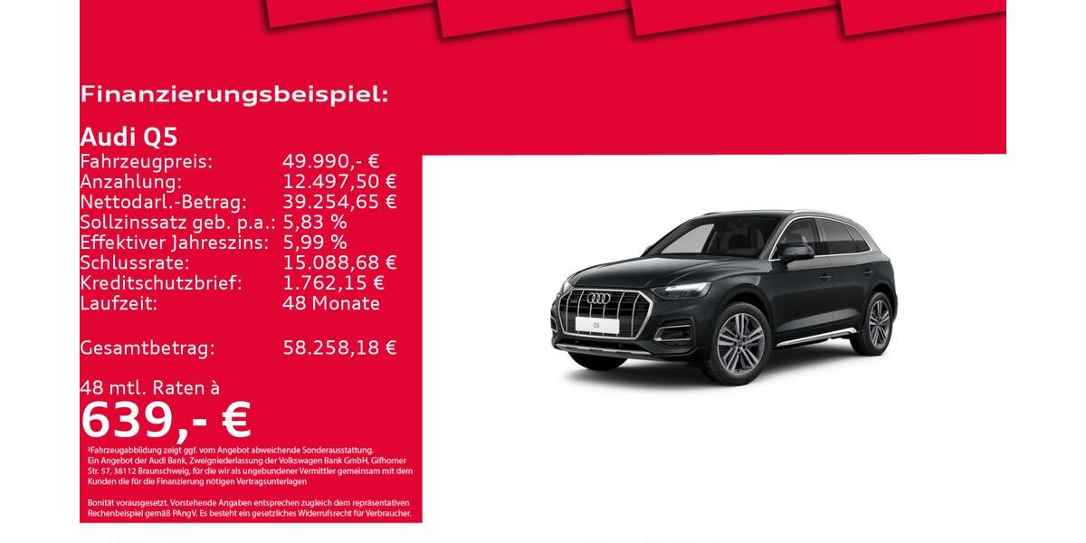 Audi Q5 11.937 km 49.990 &euro; Hannover 30179