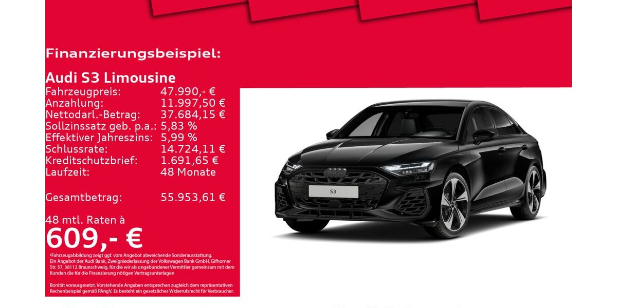 Audi S3 11.166 km 47.990 &euro; Hannover 30179