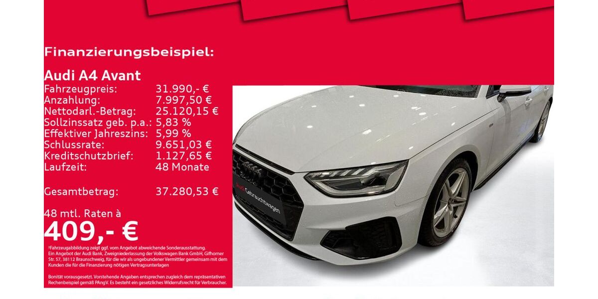 Audi A4 34.408 km 31.990 &euro; Hannover 30179