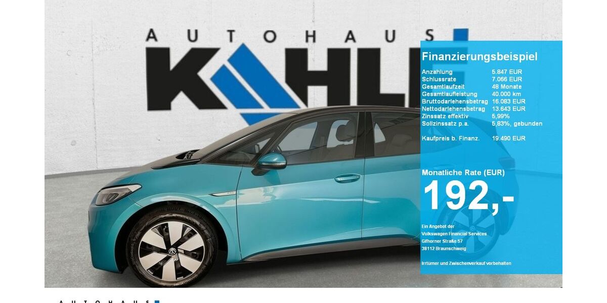 VW ID.3 68.622 km 18.990 &euro; Neustadt am Rübenberge 31535