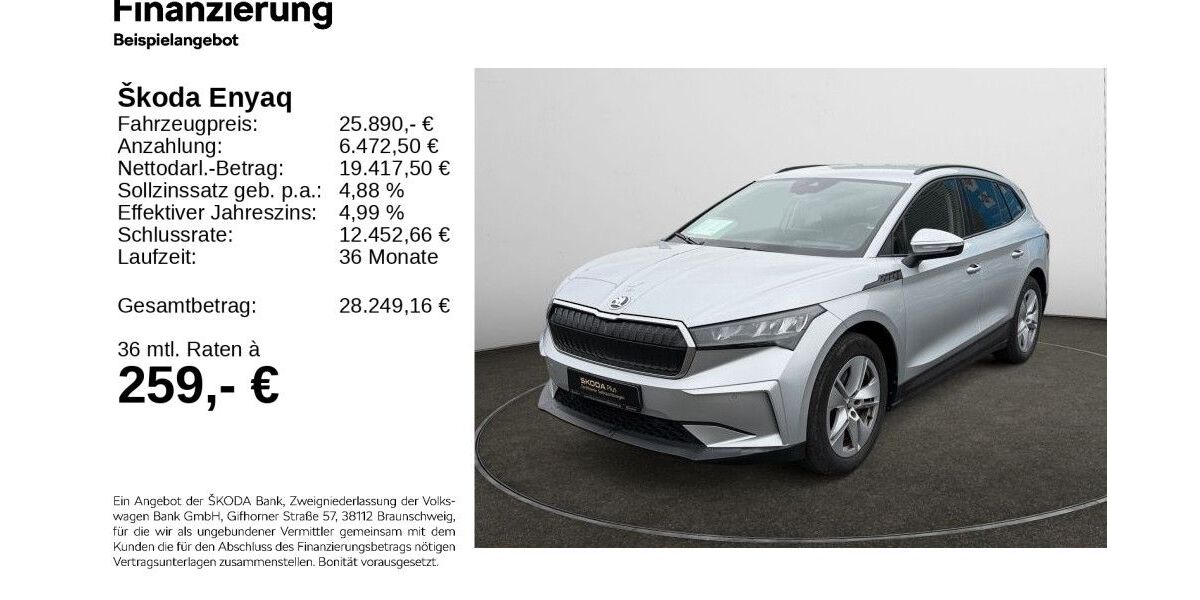 Skoda Enyaq 51.539 km 25.590 &euro; Hildesheim 31137