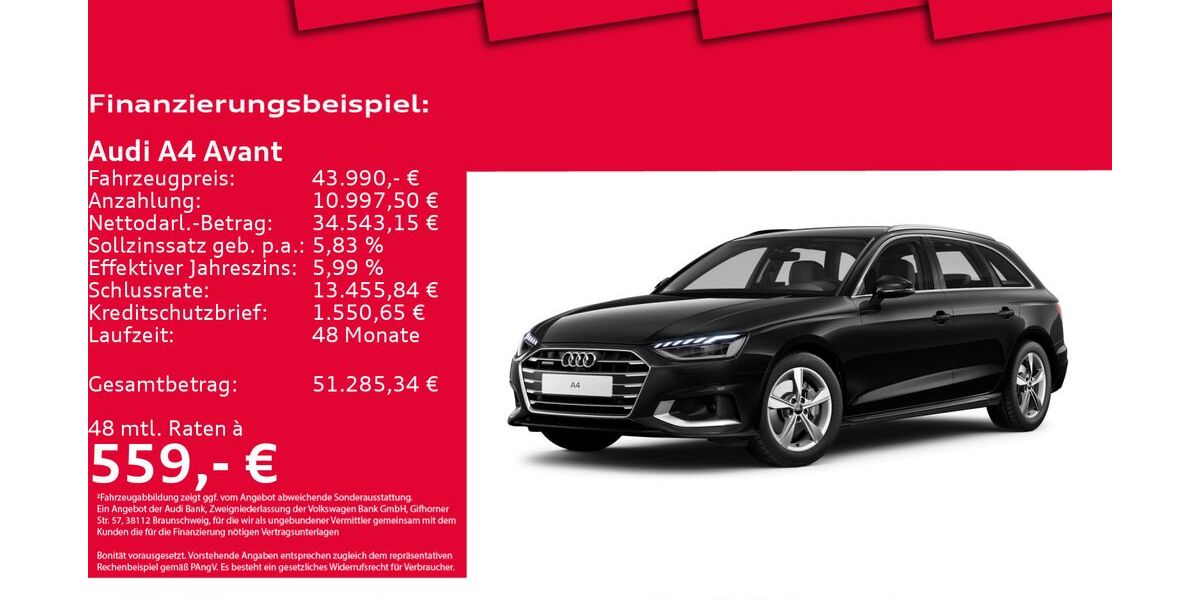 Audi A4 13.221 km 42.850 &euro; Hannover 30179