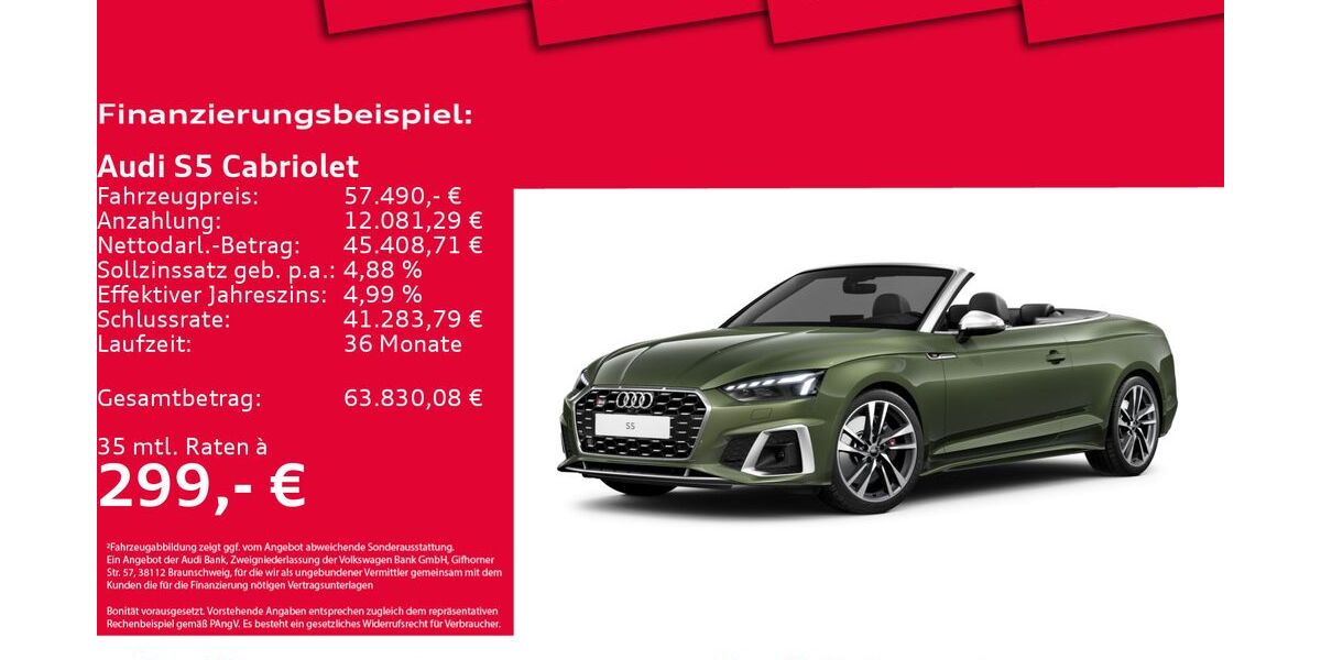 Audi S5 13.255 km 56.150 &euro; Hannover 30179
