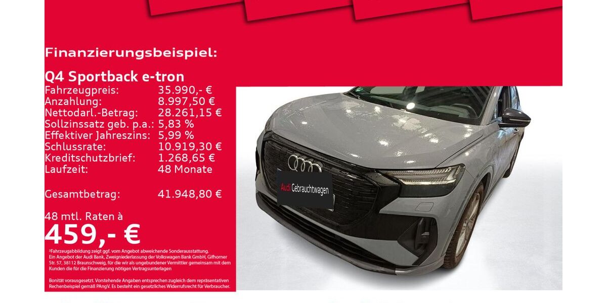 Audi Q4 e-tron 20.370 km 35.250 &euro; Hannover 30179