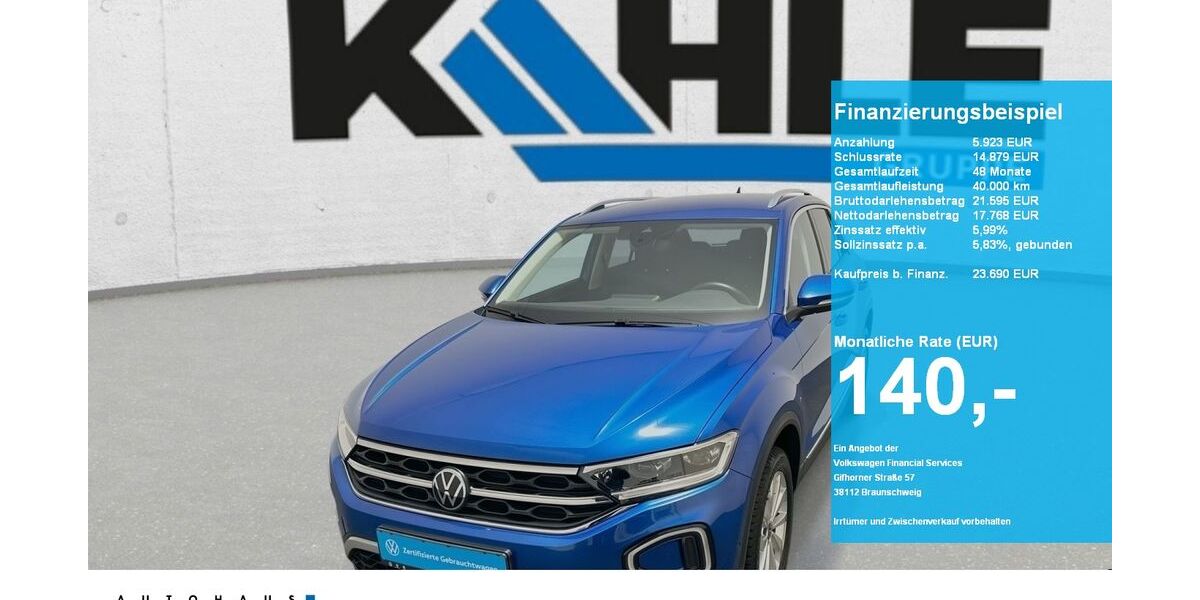 VW T-Roc 34.707 km 22.990 &euro; Wedemark 30900