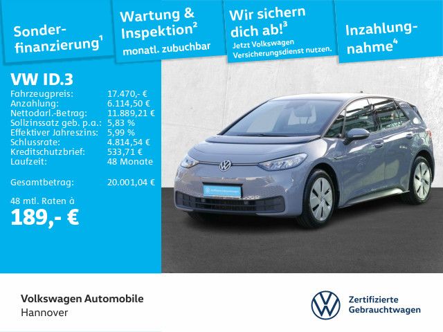 VW ID.3 49.700 km 16.650 &euro; Lehrte 31275