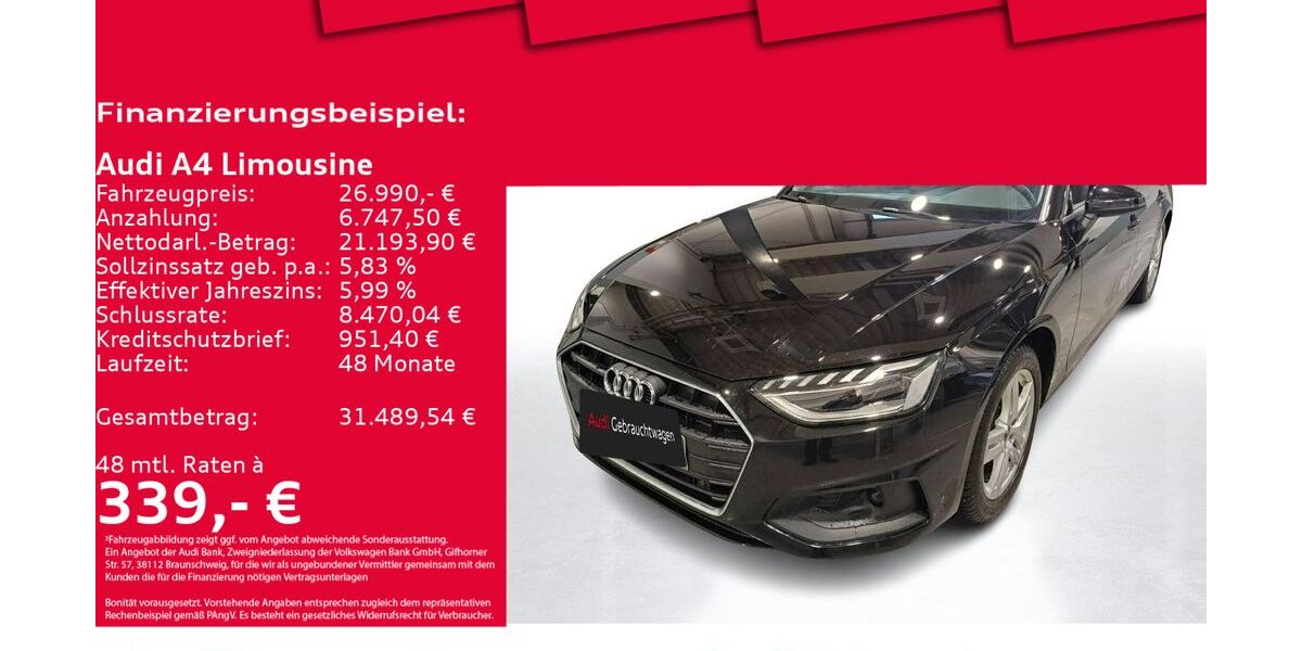 Audi A4 56.714 km 26.650 &euro; Hannover 30179