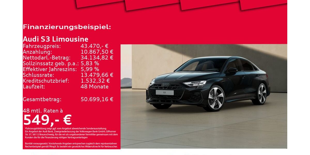 Audi S3 11.197 km 42.450 &euro; Hannover 30179
