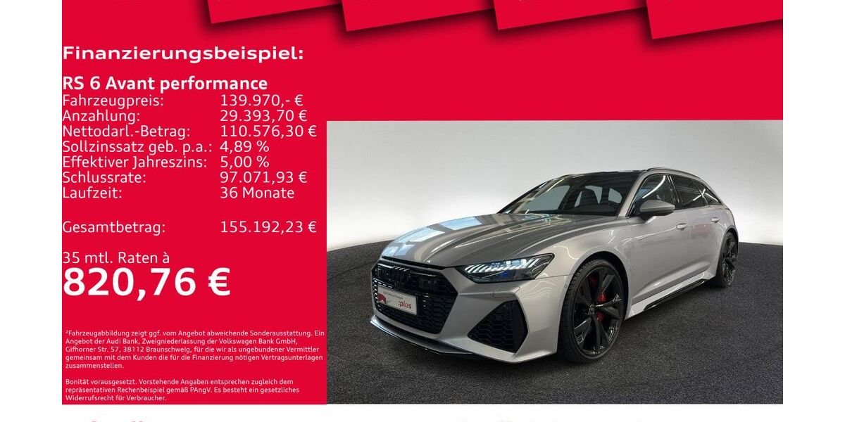 Audi RS6 9.999 km 137.950 &euro; Hannover 30179