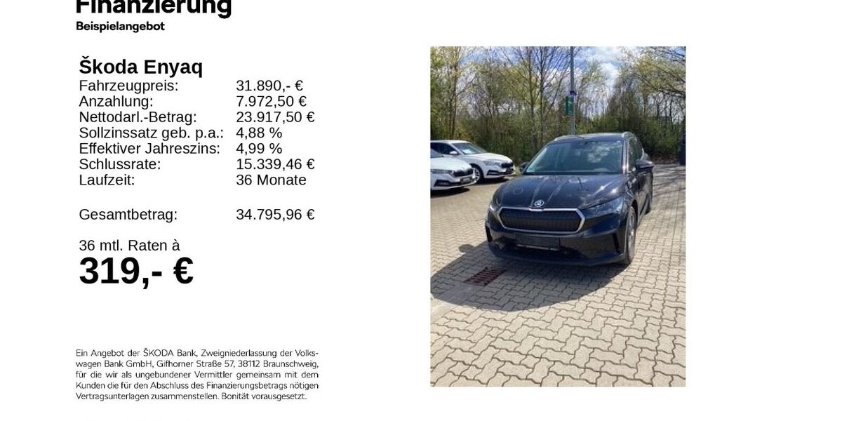 Skoda Enyaq 84.217 km 31.590 &euro; Hildesheim 31137