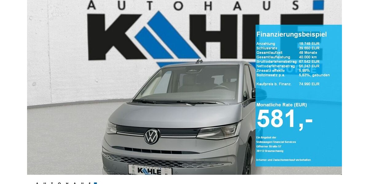 VW T7 Multivan 9.900 km 74.990 &euro; Hannover 30419