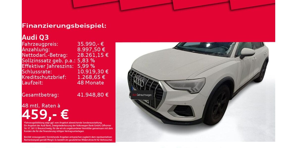 Audi Q3 54.586 km 35.990 &euro; Hannover 30179