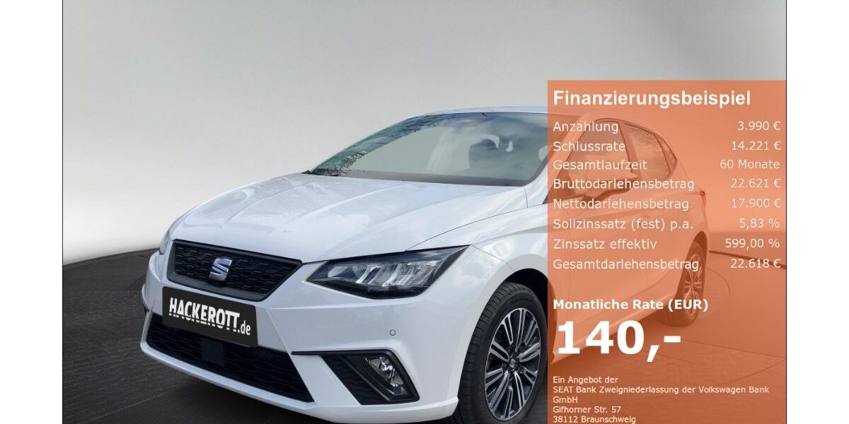 Seat Ibiza 12.800 km 21.390 &euro; Hannover 30165
