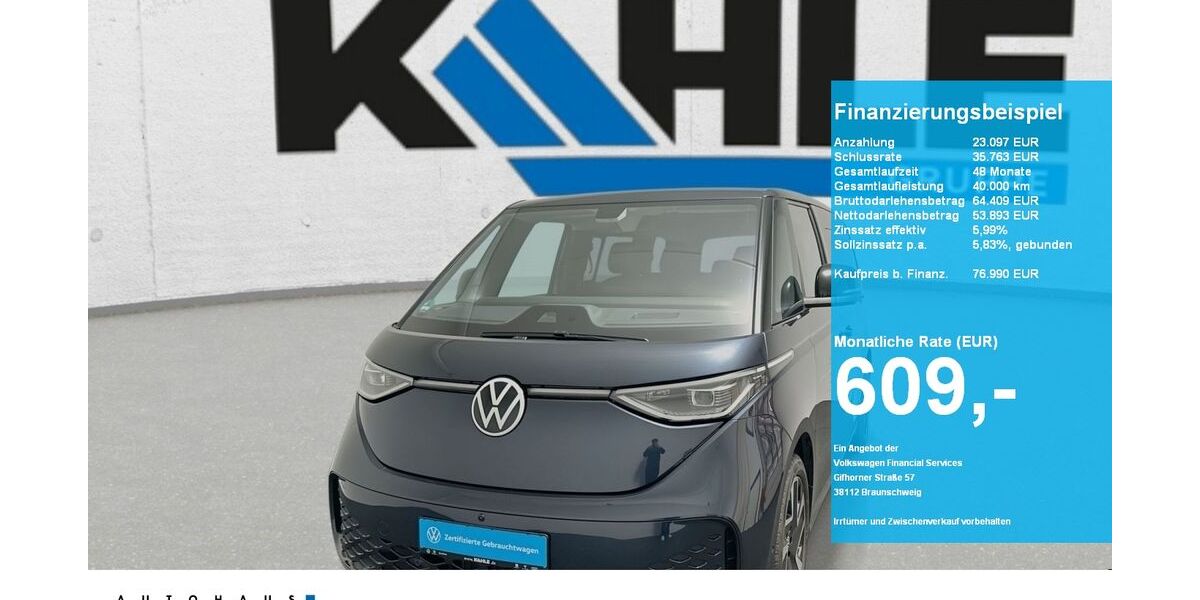 VW ID. Buzz 12.490 km 76.990 &euro; Neustadt am Rübenberge 31535