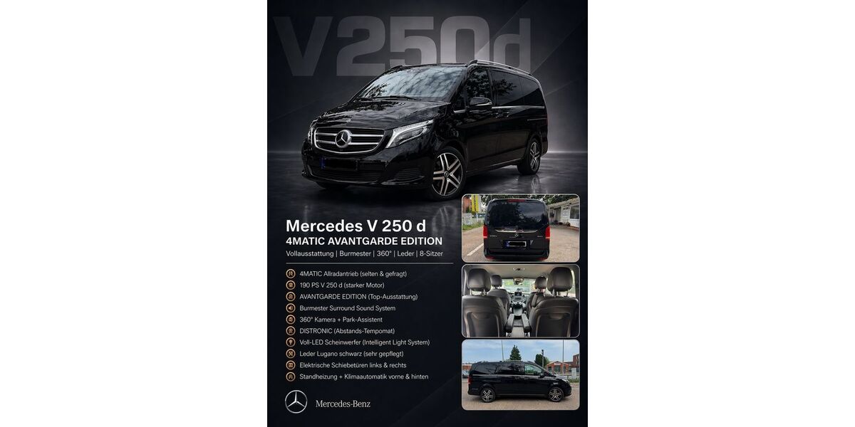 Mercedes-Benz V 250 168.000 km 40.800 &euro; Seelze 30926
