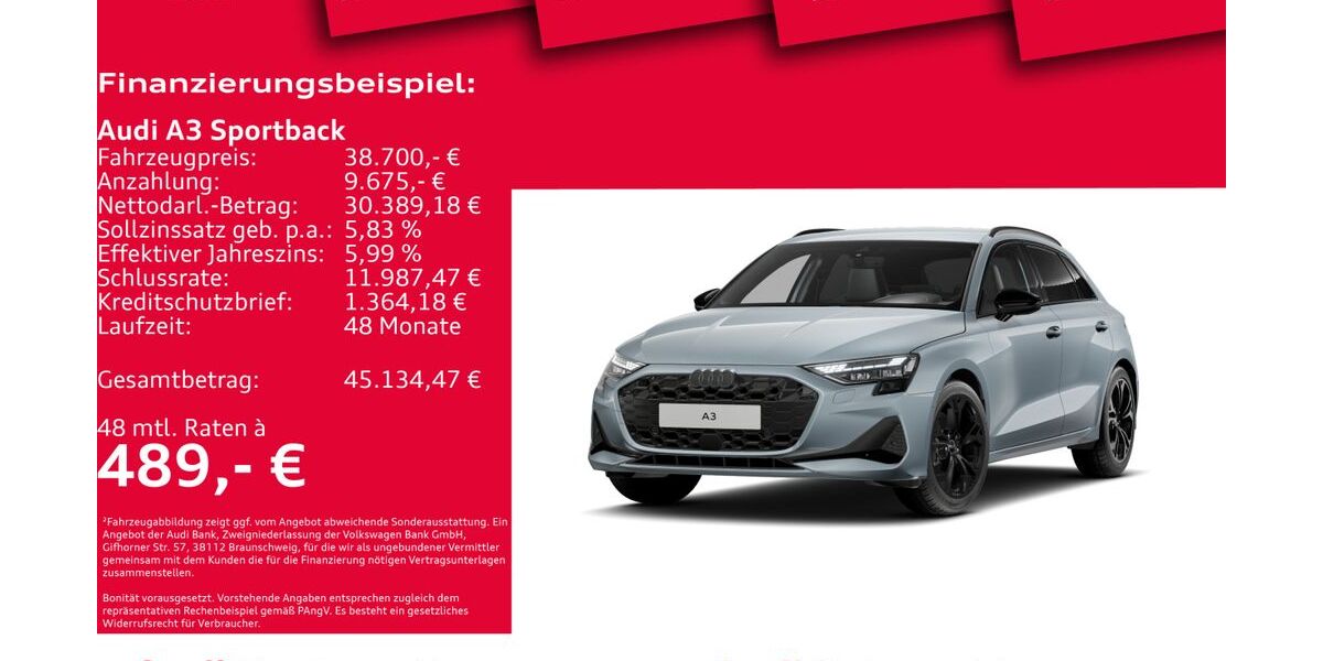 Audi A3 12.941 km 36.950 &euro; Hannover 30179