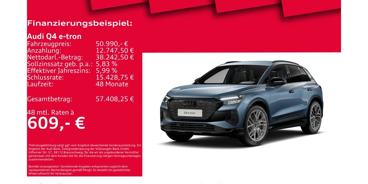 Audi Q4 e-tron 6.357 km 49.950 &euro; Hannover 30179
