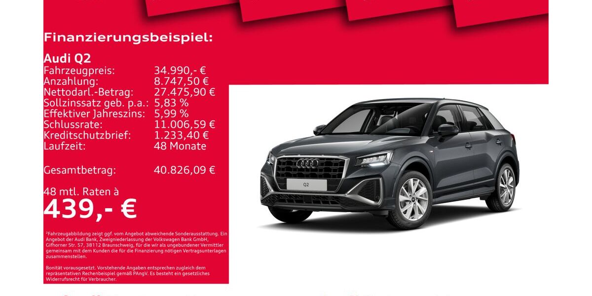 Audi Q2 28.455 km 34.990 &euro; Hannover 30179