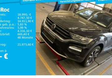 VW T-Roc 74.806 km 18.480 &euro; Hannover 30655