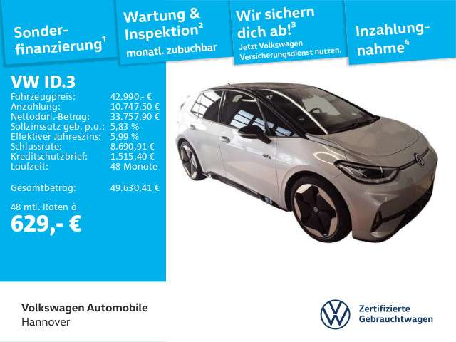 VW ID.3 19.087 km 42.990 &euro; Hannover 30519