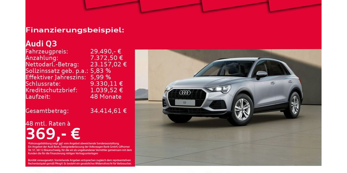 Audi Q3 55.654 km 28.350 &euro; Hannover 30179