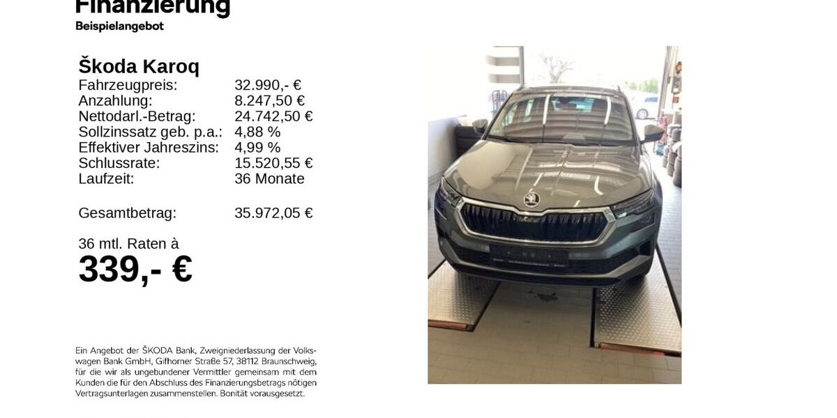 Skoda Karoq 9.600 km 32.690 &euro; Hildesheim 31137