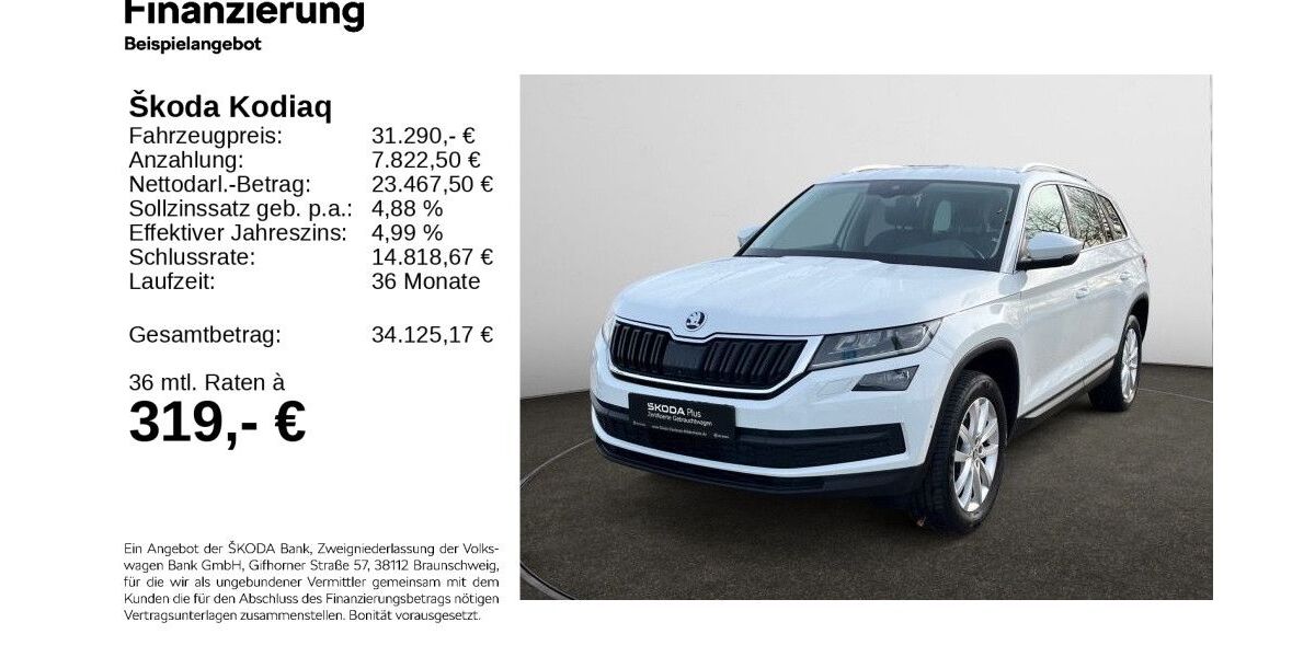 Skoda Kodiaq 70.444 km 30.990 &euro; Hildesheim 31137