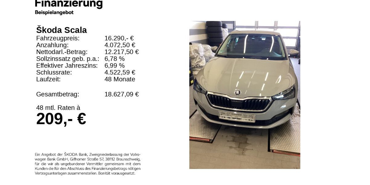 Skoda Scala 50.300 km 15.990 &euro; Hildesheim 31137