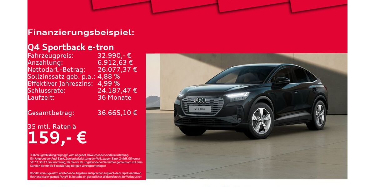 Audi Q4 e-tron 52.382 km 28.750 &euro; Hannover 30179
