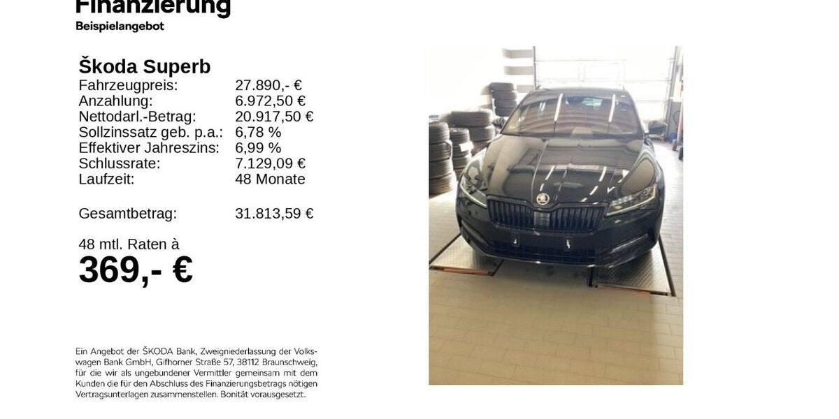 Skoda Superb 78.884 km 27.590 &euro; Hildesheim 31137