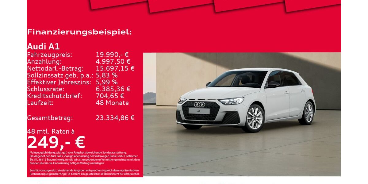 Audi A1 25.133 km 19.850 &euro; Hannover 30179